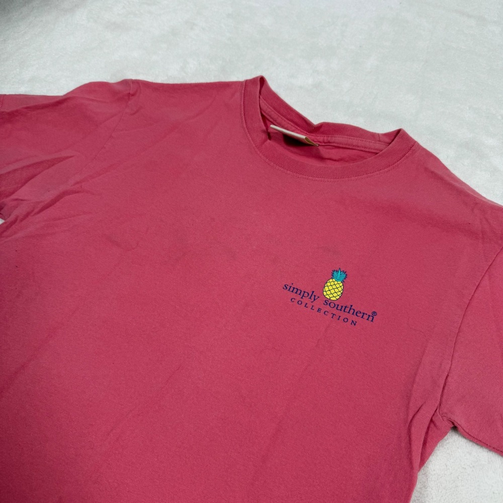 Simply‎ Southern Pink Pineapple Graphic T-Shirt Stand Tall Stay Sweet Small